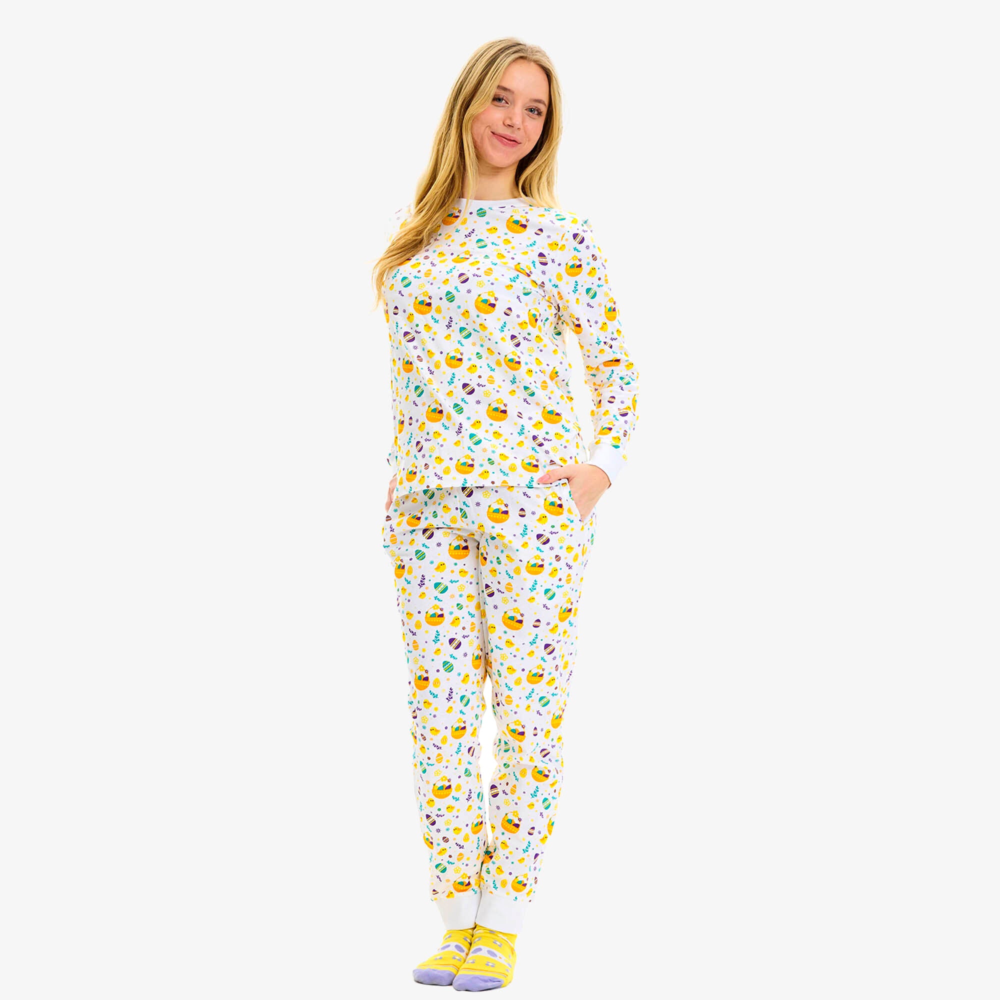 Påskekyllingens Påskepyjamas - Dame.